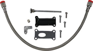 Black Engine Oil Spout Kit Harley-Davidson Electra Glide Police FLHTP 2002-2006 - Picture 1 of 1