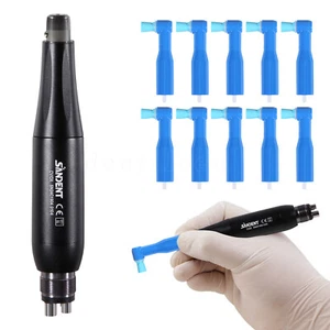 100Pcs Dental Disposable Prophy Angle /Dental Hygiene Prophy Air Motor Handpiece - Picture 1 of 8