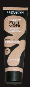Revlon Colorstay Full Cover Foundation 24HRS Matte Medium Beige 240 NEW - Picture 1 of 2