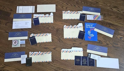 Cards Against Humanity Saves America 6 Envelopes Complete Set Days 1-6 Rare Map - Image 1 of 4