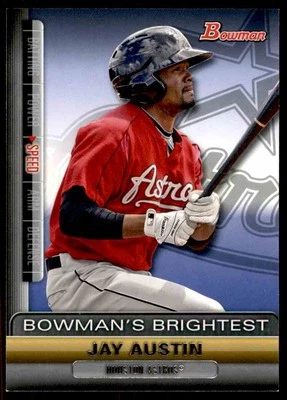 2011 Bowman Bowman's Brightest ! Jay Austin Houston Astros #BBR9 - Image 1 of 2