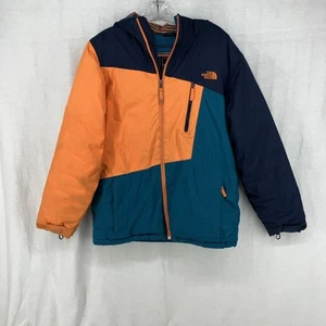 The North Face HyVent Gonzo Insulated Blue Orange Boys Snow Jacket Size Xl 18/20 - Picture 1 of 24