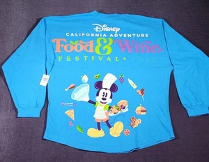 Camiseta deportiva Disneyland 2025 Food Wine Festival Spirit L grande nueva con etiquetas California Adventur - Imagen 1 de 16