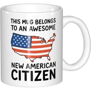 Funny New American Citizen Coffee Mug - This Mug Belongs To An Awesome Ne - Bild 1 von 7
