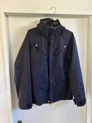 Sofnet Navy Waterproof Mountain Parka with Camouflage Lined Hooded Jacket - Image 1 of 3