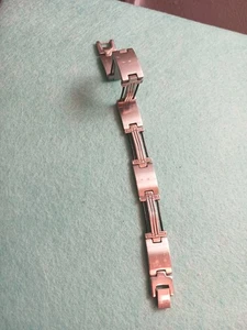 Herren Edelstahl + Draht Gliederarmband, 8,5 Zoll - Bild 1 von 7