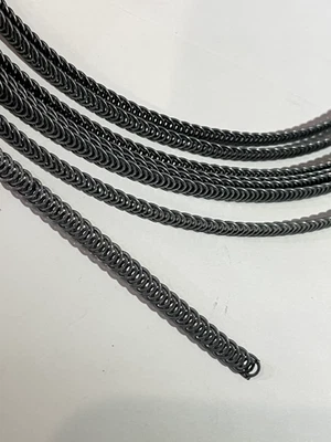 Deshuesado de metal para corsés - Alambre espiral - 1/4 de pulgada de ancho x 12,5 pies de largo Foto 1 de 4