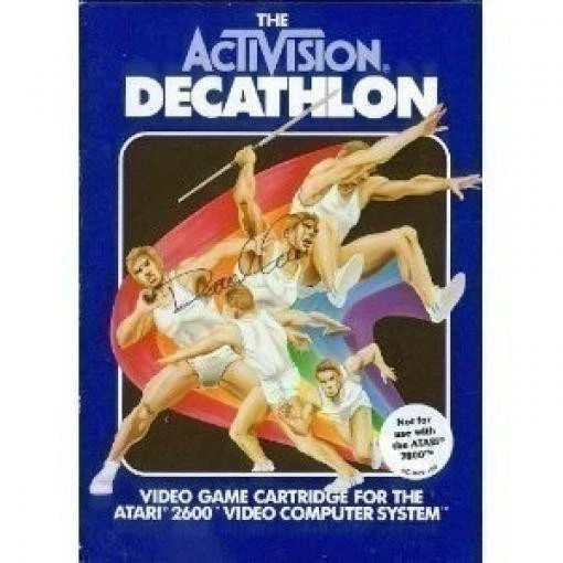 Atari 2600 Spiel - Decathlon #Lightbluelabel mit OVP sehr guter Zustand - Bild 1 von 1