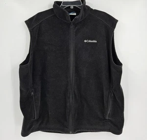 Columbia Steens Mountain Fleece Weste Jacke Herren XXL anthrazit Full Zip Outdoor - Bild 1 von 4