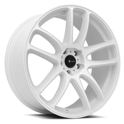 20x8,5 Vor TR4 5x112 blanco (4 ruedas) se adapta a Audi A4 S4 A5 S5 A6 S6 A7 S7 A8 S8 Q3 Foto 1 de 4