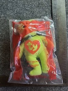 2004 Ty Beanie Baby Serie FRIES THE BEAR Happy Meal Spielzeug   - Bild 1 von 2