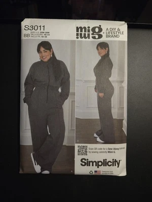 SIMPLICITY Sewing Pattern 3011 Misses Women Jumpsuits 20-22-24-26-28W - Image 1 of 3
