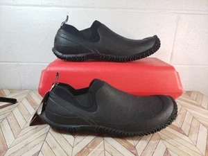 Bogs Urban Walker Herren Schwarz Gummi Niedrig Garten Regen Wasserdicht Schuhe Gr. 16 - Bild 1 von 10