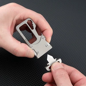 Titanium Alloy Keychain Wrench Cutter Outdoor EDC Tools Opener for Keychain - Picture 1 of 9