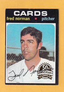 2020 Topps Heritage 1971 50th Anniversary Buybacks #348 Fred Norman VG/EX - Picture 1 of 2