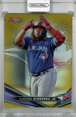 2022 Topps Bowman Best Vladimir Guerrero Jr. Gold /50 Blue Jays - Image 1 of 2