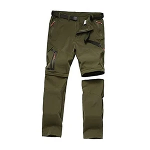Men's Hiking Pants Outdoor Convertible Quick Dry Fishing Pants & Shorts - Picture 1 of 8