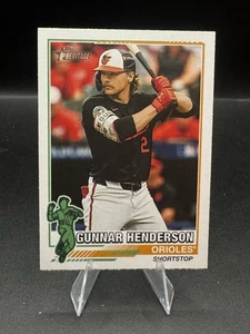 Tarjeta redefinida de béisbol Gunnar Henderson 2025 Topps Heritage #76R-17 - Imagen 1 de 2