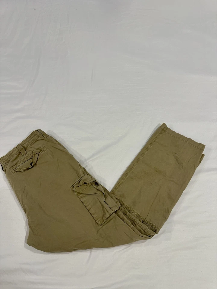 Bob Timberlake Khaki Cargo Pants Men’s Size 38x34 Hiking Outdoors Fishing Hunt - Image 1 of 4