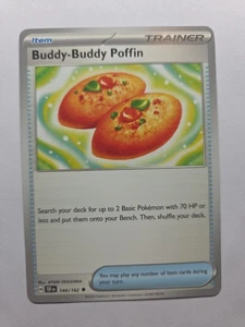 Pokemon BUDDY-BUDDY POFFIN 144/162 - Temporal Forces - NM Non Holo - Picture 1 of 2