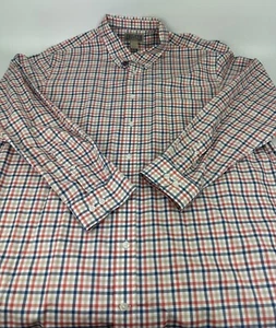 Camicia Duluth Trading da uomo 2XLT XXLT multicolore a quadri maniche lunghe con bottoni - Foto 1 di 6