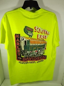2001 Harley Davidson T-Shirt Erwachsene LG Cleveland Ohio South East Diner - Bild 1 von 6