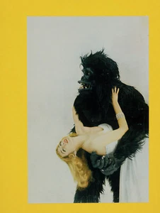 Eduardo Paolozzi - Vogue Gorilla mit Miss Harper aus Bunk, unsigniert (1972) - Bild 1 von 3