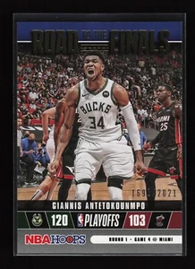 2021-22 Panini NBA Hoops Road to the Finals #23 Giannis Antetokoun (NM+) (BSK) - Foto 1 di 2