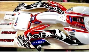 Honda pit bike Crf 50 Graphics Sobe Samsung White 04-21 - Picture 1 of 3