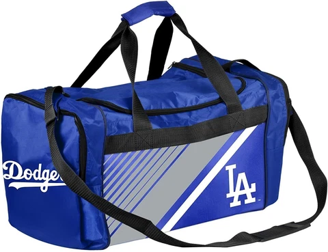 Los Angeles Dodgers MLB Gym Travel Luggage Medium Duffel Bag Cover