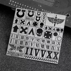 Alexen Warhammer 40K Serie Bergregiment spezifische Mecha Leckage Spray Platte - Bild 1 von 6