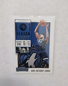 2018-19 Panini Contenders #61 Karl-Anthony Towns Minnesota Timberwolves - Picture 1 of 2