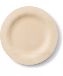"Paquete de 50 chapa de bambú 9"" plato redondo 060700 orgánico ecológico" - Imagen 1 de 6