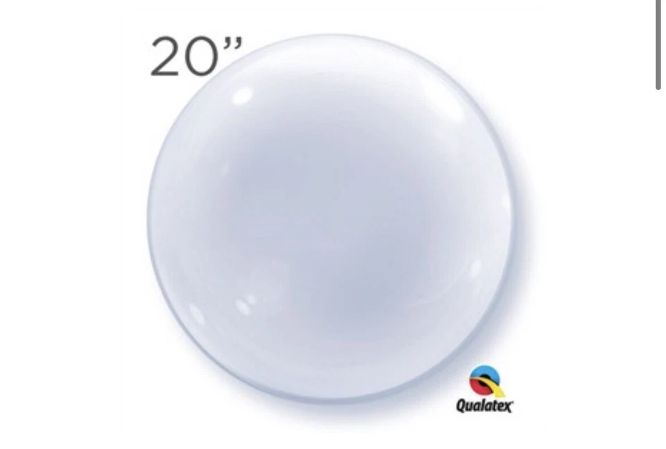 Globo Burbuja Deco Qualatex 20" - Flota 10 - 14 Días Foto 1 de 1
