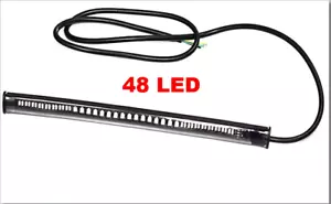 Luz trasera de freno flexible impermeable 8” 48LED para motocicleta con señales de giro - Imagen 1 de 5