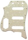 Custom Ivory White Pearl For Squier Vintage Modified Bass Vi Guitar Pickguard