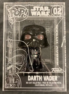 Funko Pop Star Wars Darth Vader 02 Diecast Figure New In Box (NM) D - Picture 1 of 8