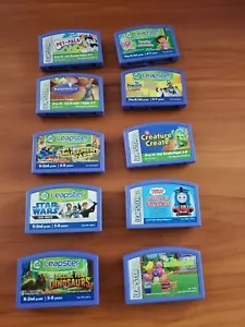 Leap Frog Leapster Leap Start Learning Game Pre-K - All Ages 10 game Bundle - Picture 1 of 6