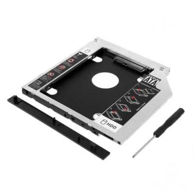HDD Universal CD/DVD Caddy 12.7mm SATA to SATA Hard Drive Adapter For Laptop - Image 1 of 4