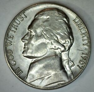 1967 Jefferson Nickel 5 Cent Coin 5c from SMS Special Mint Set Five Cents