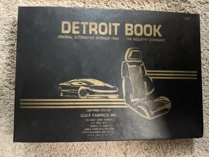 1991 Detroit Book Original Automotive Interior Trim Fabric Sample Catalog - Imagen 1 de 4