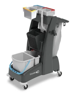 Carro de limpieza Numatic carro de servicio MultiMatic MM4 Plus, Reflo negro - Imagen 1 de 6