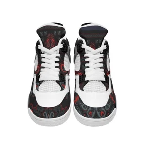 All-Over Print Men's Air Cushion Basketball Shoes - Picture 1 of 3