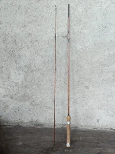 Ancienne Canne à Pêche Bambou IDEAL SPORT Bamboo Fishing Rod (j) - Photo 1/6
