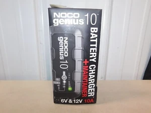 NOCO GENIUS 10 BATTERY CHARGER/MAINTAINER 6V & 12V (EB93) - Picture 1 of 6