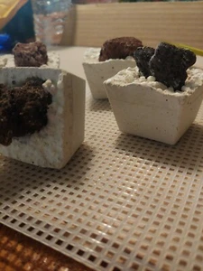 2x Decoration Aquarium Turrerium gardening lava rock waterproof cement - Picture 1 of 3