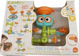 Infantino Plug & Play Plumber Robot Bath Set Baby Sensory Toy NEW! - Picture 1 of 1