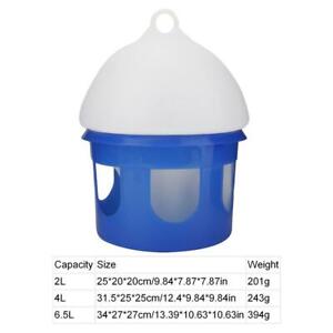 2/4/6.5L Water Drinker Feeder Pigeon Pot Dispenser Container for Pigeons Bird