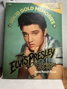 Solid Gold Memories: the Elvis Presley Scrapbook SC Collector's Album 1975 - Picture 1 of 2