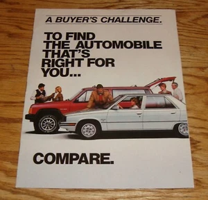 Original 1985 AMC Jeep Renault Full Line Sales Brochure 85 CJ Wagoneer - Picture 1 of 2